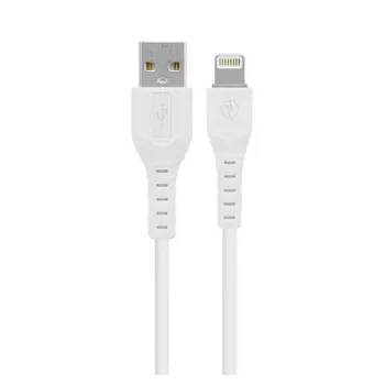 Cable BRobotix 6001769 - Lightning - USB 3.0 - 1 m - Blanco - 6001769