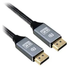 Cable DisplayPort BRobotix 6005224 - Blindado - 2 M - Soporta 8K - 6005224 Cable DisplayPort BRobotix 6005224 - Blindado - 2 M - Soporta 8K - 6005224