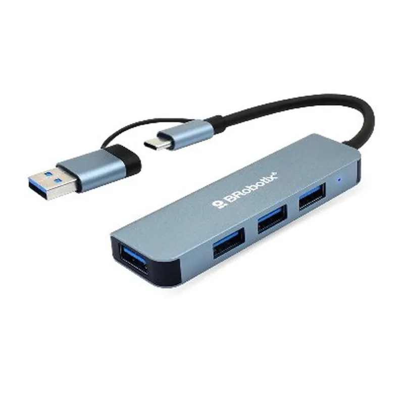 Docking Station BRobotix 6005460 - USB-A - Plata - 6005460