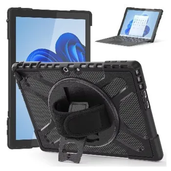 Funda BRobotix 6005583 - 360° - Negro - para Microsoft Surface Pro 9/10 - 6005583