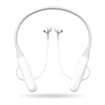 Auriculares BRobotix 6005903 - Inalámbrico - Bluetooth - Banda para Cuello - Blanco - 6005903