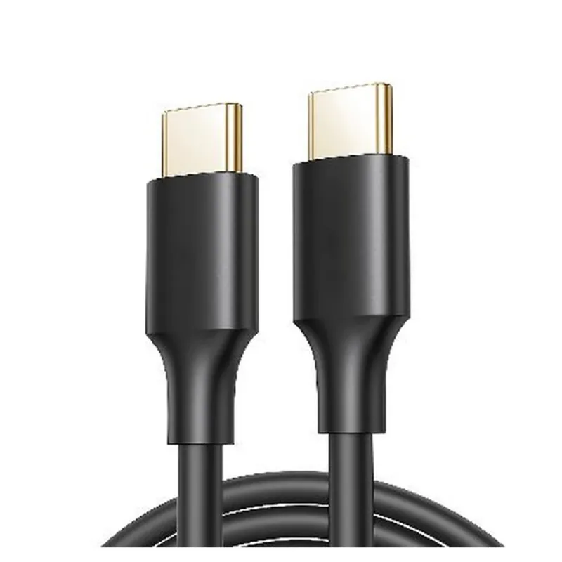 Cable USB-C BRobotix 6006061 - 2m - Negro - 6006061