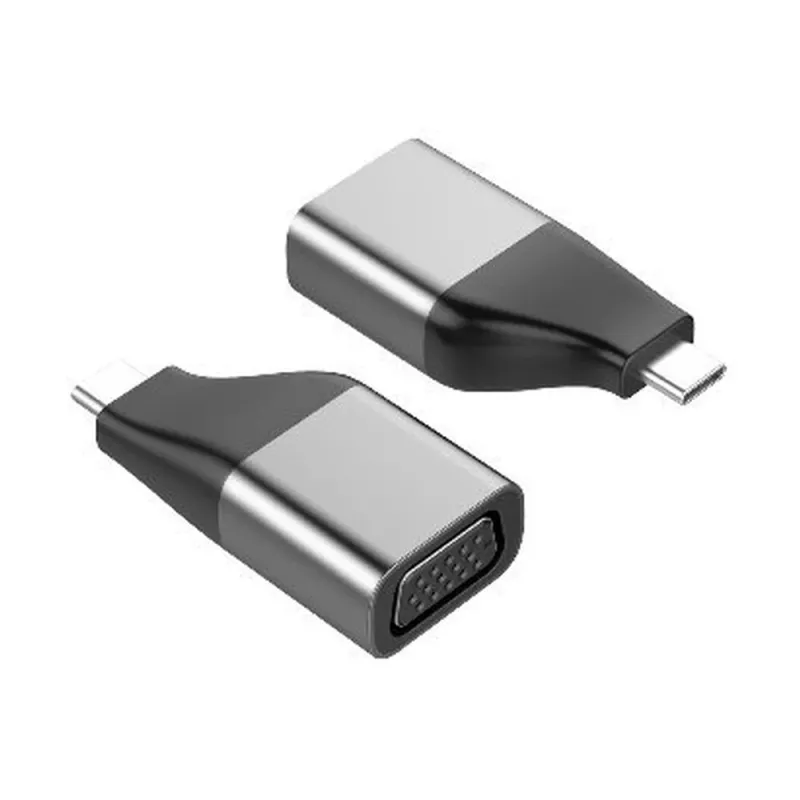 Adaptador de Video BRobotix 6006108 - USB-C a SVGA - Macho a Hembra - 6006108