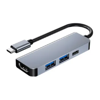 Docking Station BRobotix 6006221 - HDMI/USB - Plata - 6006221