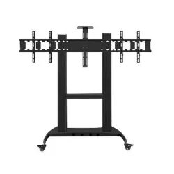 Soporte BRobotix 6006412 - 60" a 86" - Soporta 130kg - 2 Pantallas - Móvil - 6006412 Soporte BRobotix 6006412 - 60" a 86" - Soporta 130kg - 2 Pantallas - Móvil - 6006412