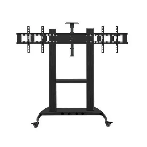 Soporte BRobotix 6006412 - 60" a 86" - Soporta 130kg - 2 Pantallas - Móvil - 6006412