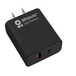 Cargador de Pared BRobotix 6006658 - 18W - USB-A/USB-C - 6006658