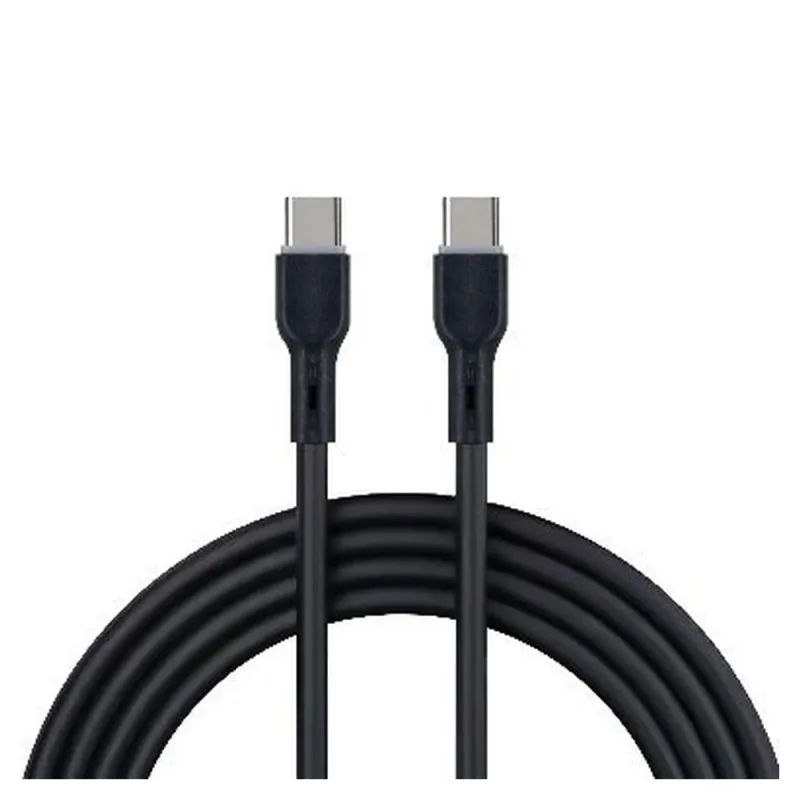 Cable USB-C BRobotix 6006825 - 1m - Negro - 6006825