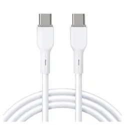 Cable USB-C BRobotix 6006849 - 1m - Blanco - 6006849 Cable USB-C BRobotix 6006849 - 1m - Blanco - 6006849