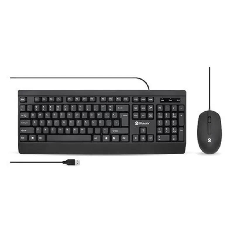 Kit Teclado y Mouse BRobotix 6007198 - Alámbrico - 6007198