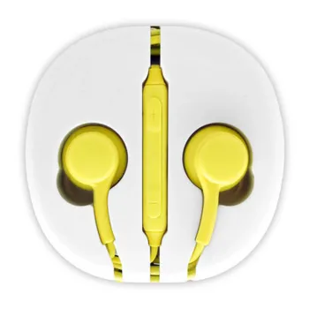 Audífonos BRobotix 611288-1 - Alámbricos - 3.5mm - 1 Mt - Amarillo - 611288-1