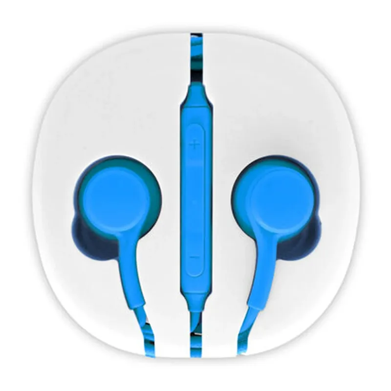 Audífonos BRobotix 611288-2 - Alámbricos - 3.5mm - 1 Mt - Azul - 611288-2