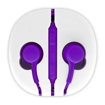 Audífonos BRobotix 611288-4 - Alámbricos - 3.5mm - 1 Mt - Morado - 611288-4