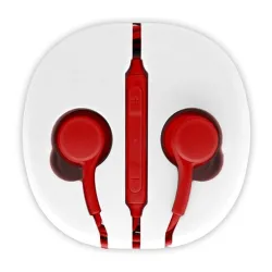 Audífonos BRobotix 611288-6 - Alámbricos - 3.5mm - 1 Mt - Rojo - 611288-6 Audífonos BRobotix 611288-6 - Alámbricos - 3.5mm - 1 Mt - Rojo - 611288-6