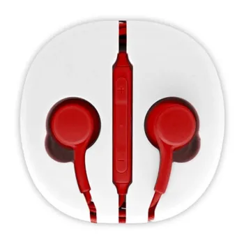 Audífonos BRobotix 611288-6 - Alámbricos - 3.5mm - 1 Mt - Rojo - 611288-6