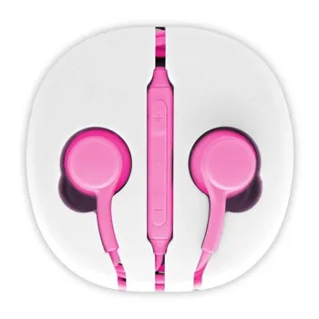 Audífonos BRobotix 611288-7 - Alámbricos - 3.5mm - 1 Mt - Rosa - 611288-7