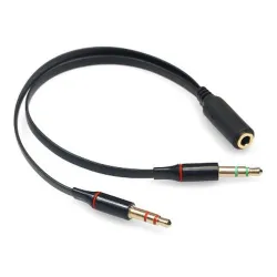 Cable Y BRobotix 651404 - 3.5mm a 2x 3.5mm - Hembra/Macho - 651404