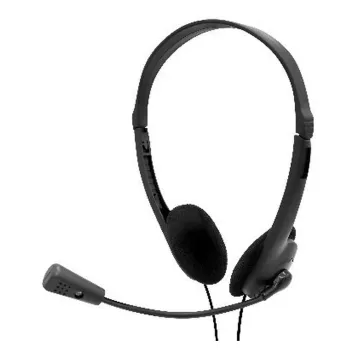 Diadema BRobotix 651497 - Alámbrico - 3.5mm - Negro - 651497