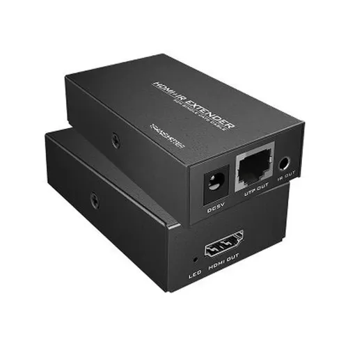 Extensor HDMI BRobotix 651831 - RJ-45 - Cat5e - Hasta 50 Metros - Infrarrojo - 651831