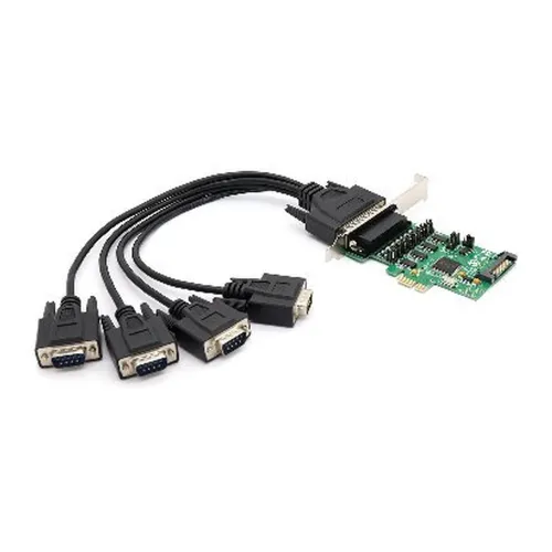Tarjeta Serial BRobotix 651916 - PCI Express - 4 Puertos - 651916 Tarjeta Serial BRobotix 651916 - PCI Express - 4 Puertos - 651916