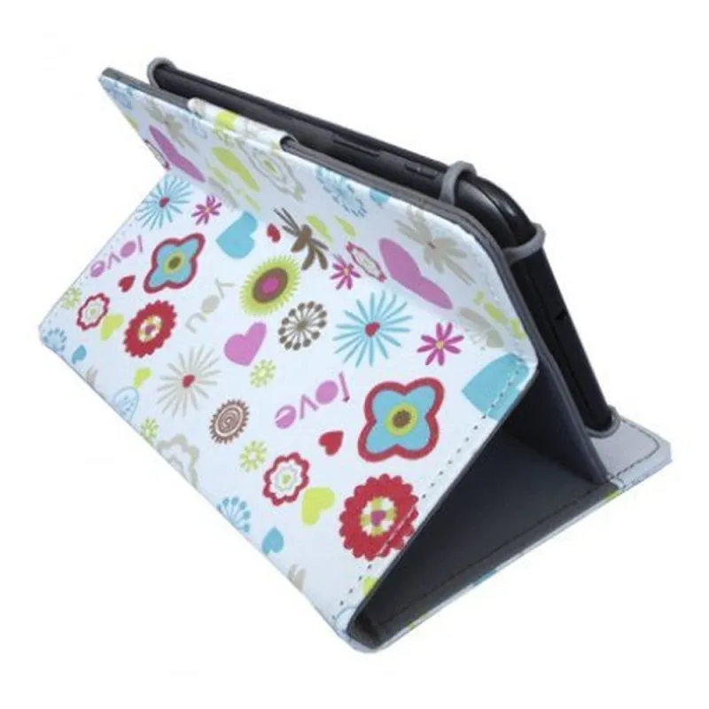 Funda para Tableta BRobotix 704543 - 7" - Folio - Vinipiel - Universal - Floral Love - 704543