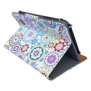 Funda para Tableta BRobotix 704574 - 7" - Folio - Vinipiel - Universal - Floral Fantasy - 704574