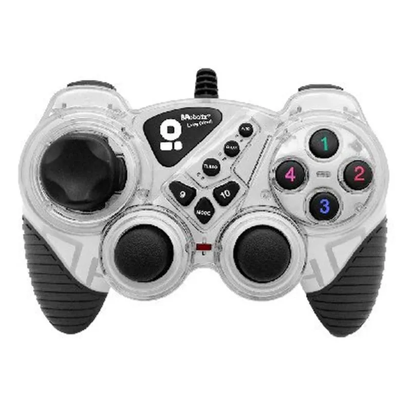 Control BRobotix RumblePad - Alámbrico - Blanco - 751899B