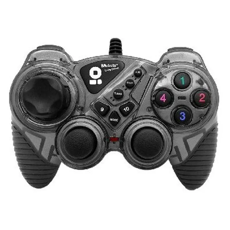 Control BRobotix Rumblepad - Alámbrico - Gris - 751899G