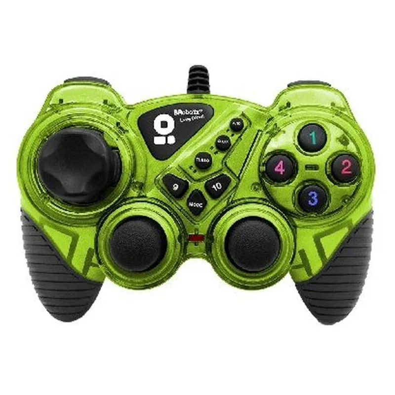 Control BRobotix RumblePad - Alámbrico - Verde - 751899V