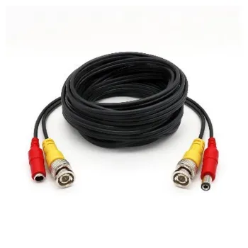 Cable CCTV BRobotix 764748 - Siamés - 10Mts - 2x BNC - 2x Conector de Energía - 764748