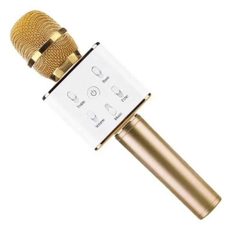Micrófono BRobotix - Inalámbrico - Bluetooth - Dorado - 832467