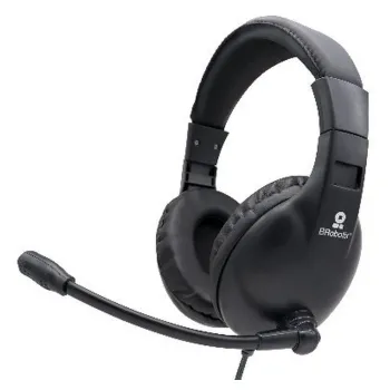 Diadema Brobotix 963012 - Alámbrica - 3.5 mm - Micrófono - Negro - 963012