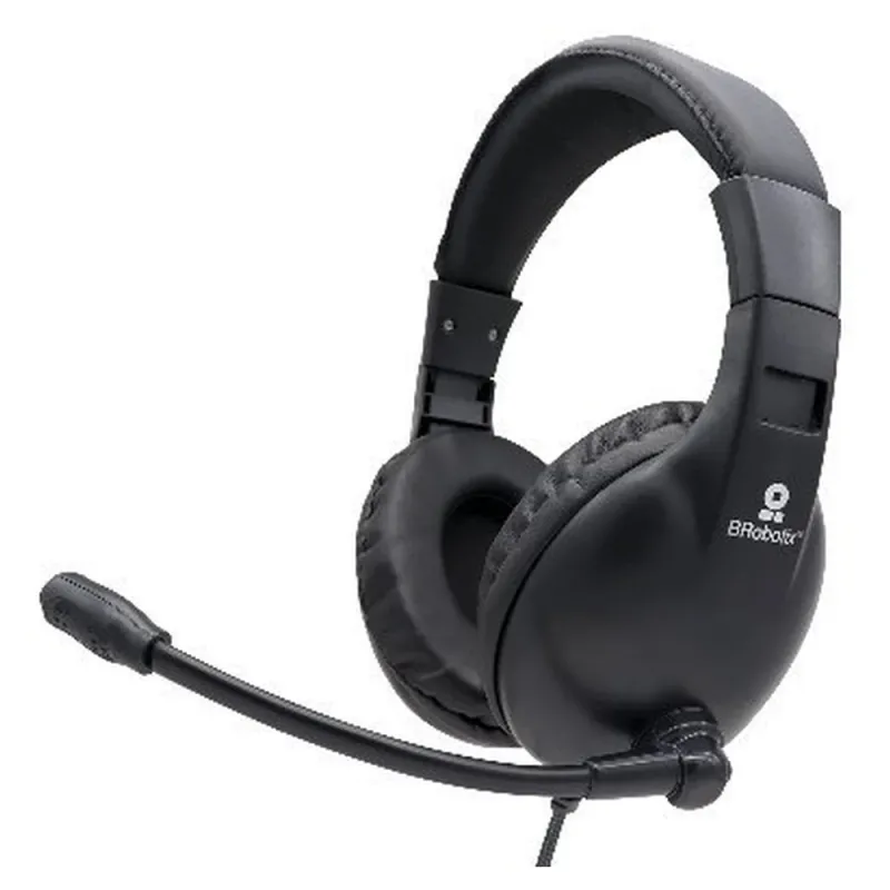 Diadema Brobotix 963012 - Alámbrica - 3.5 mm - Micrófono - Negro - 963012