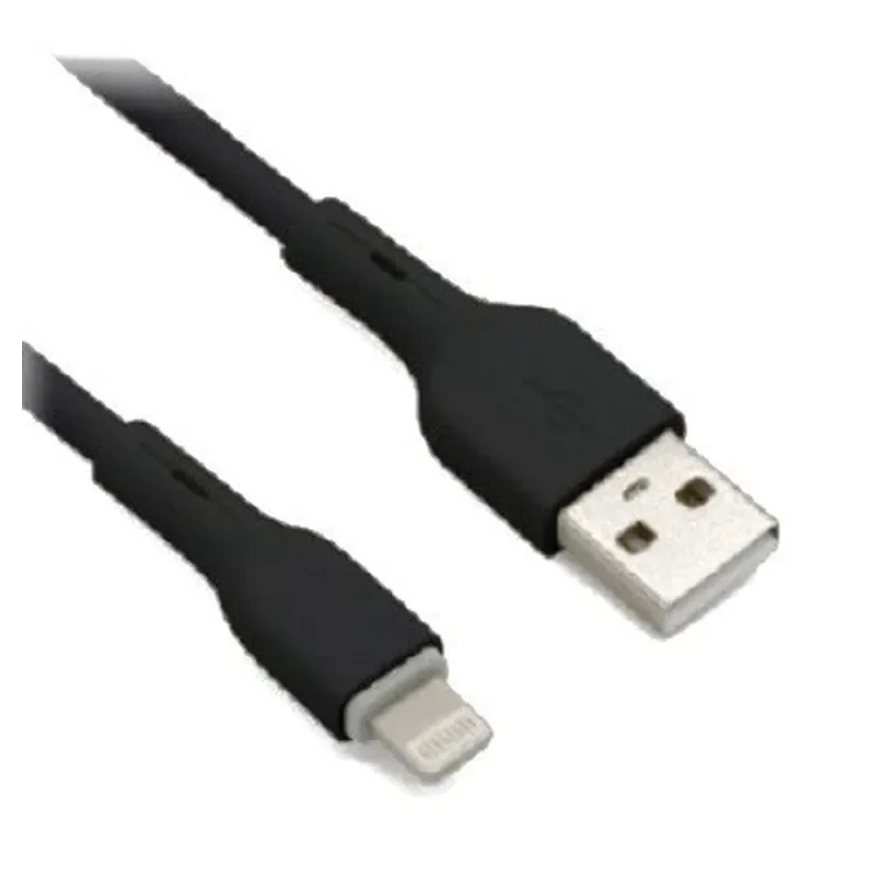 Cable BRobotix 963158 - Lightning - USB 2.0 - 1M - Negro - 963158