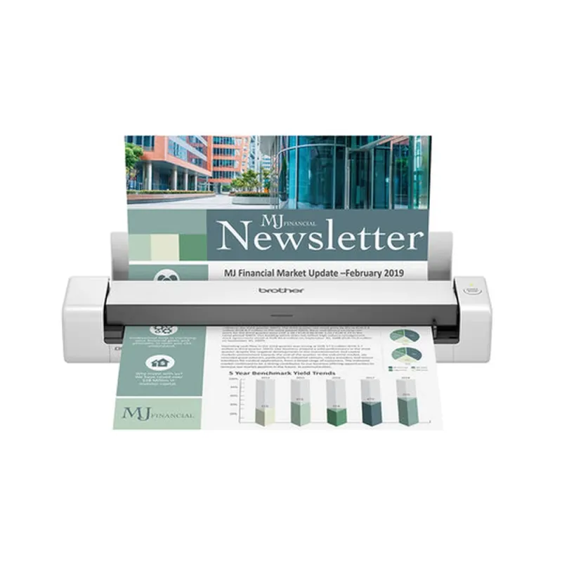 Escáner Brother DS-740D - 15 ppm - USB 3.0 - Dúplex - Blanco - DS-740D