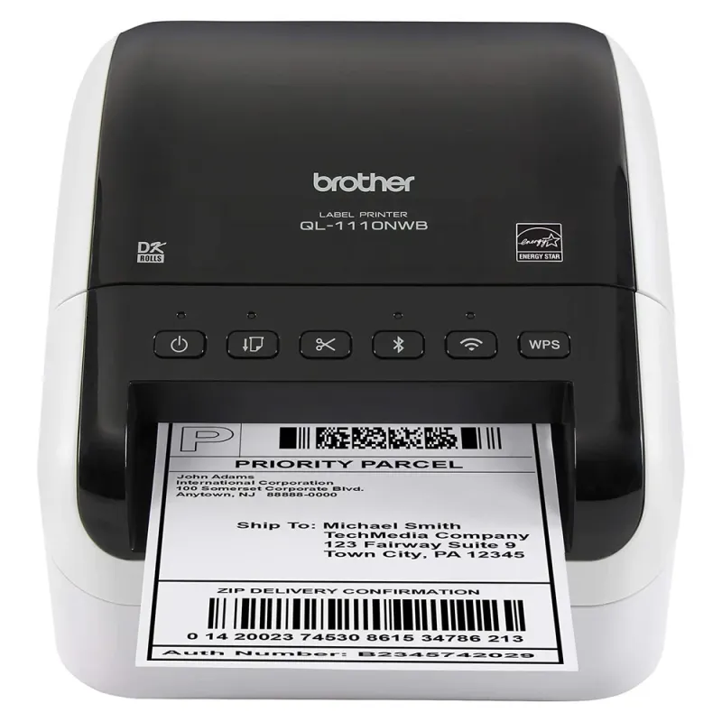 Impresora de Etiquetas Brother QL-1110NWB - 69PPM - Térmica Directa - USB 2.0 - Bluetooth - QL1110NWB