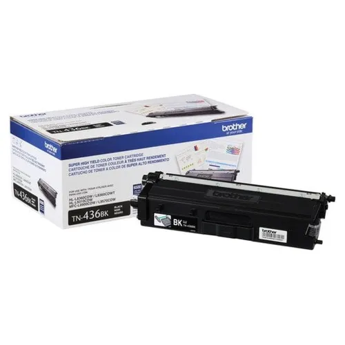 Tóner Brother TN436BK - Negro - 6,500 Páginas - TN436BK