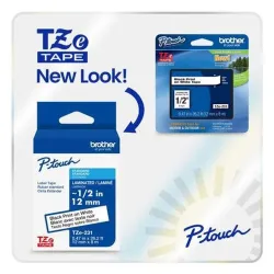 Cinta Brother TZE131G - Laminada - Estándar - Texto Negro sobre Cinta Transparente - 12mm x 8m - TZE131G