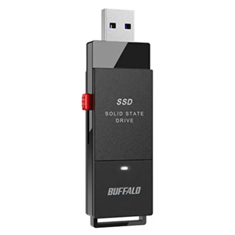 Unidad de Estado Sólido Externo Buffalo SSD-PUT - 2TB - USB 3.2 - Negro - SSD-PUT2.0U3B
