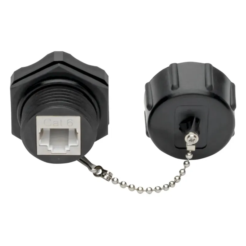 Conector Keystone Tripp Lite N206-KJ01-IND - Cat6 / Cat5e - Negro - N206-KJ01-IND