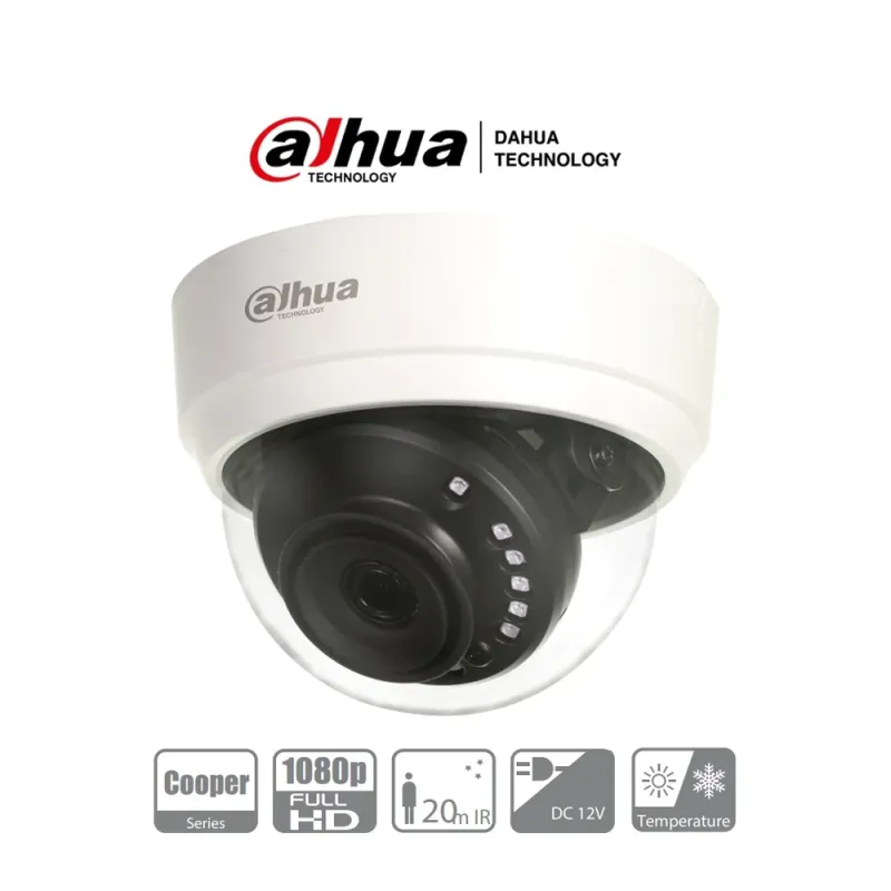 Cámara Domo Dahua Technology Dh-Hac-D1A21N-0280B - - HAC-D1A21N-0280B