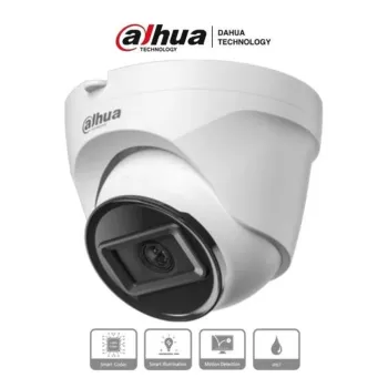 Cámara Ip Domo 2Mp - Lente 2.8Mm, Visión 99°, Ir 30M, Protección Ip67, Poe. Funciones Avanzadas: Dwdr, 3D Nr, Hlc, Blc Y Compresión H.265+. - IPC-T1E20