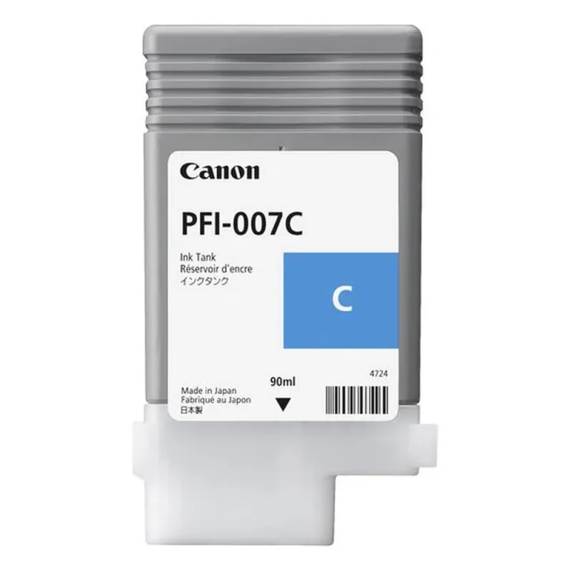 Tinta Canon PFI-007 - Cian - 90ml - 2144C001