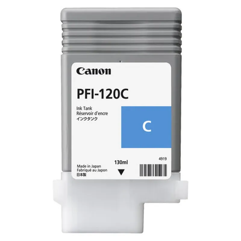 Tinta Canon PFI-120C - Cian - 130ML - 2886C001AA