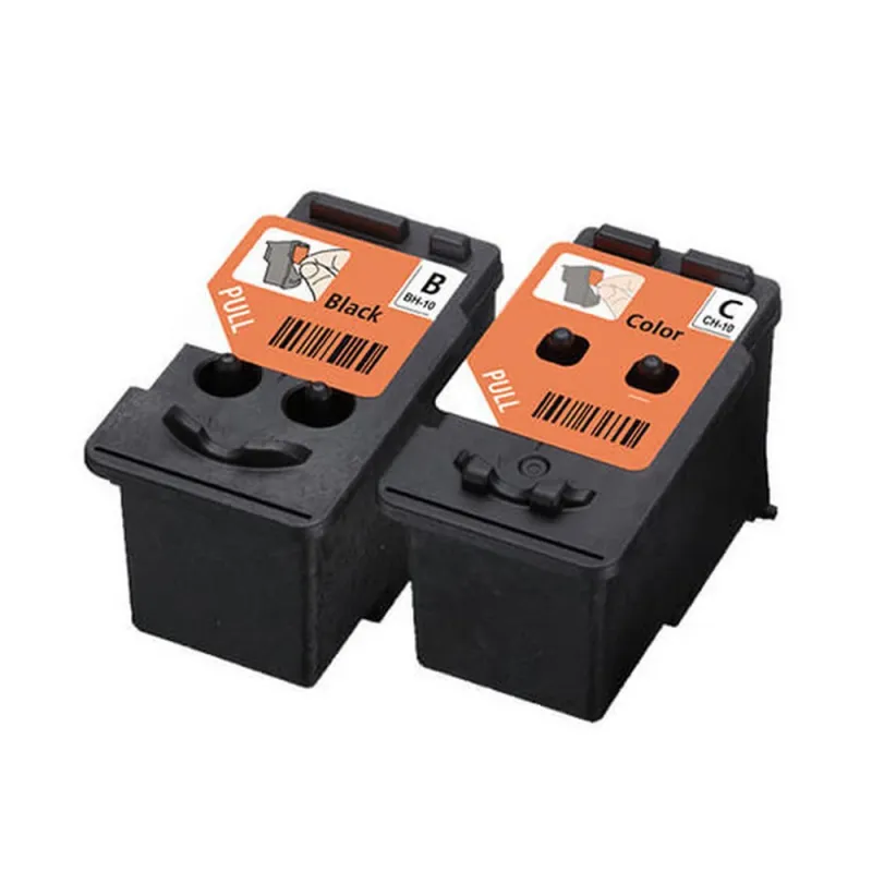 Kit Cabezal de Tinta Canon - BH-10 de Tinta Negra - CH-10 de Color - 3418C004AA
