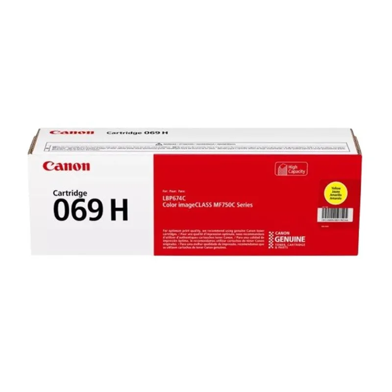 Toner Canon 069 H Y - Amarillo - 5500 Páginas - 5095C001AA
