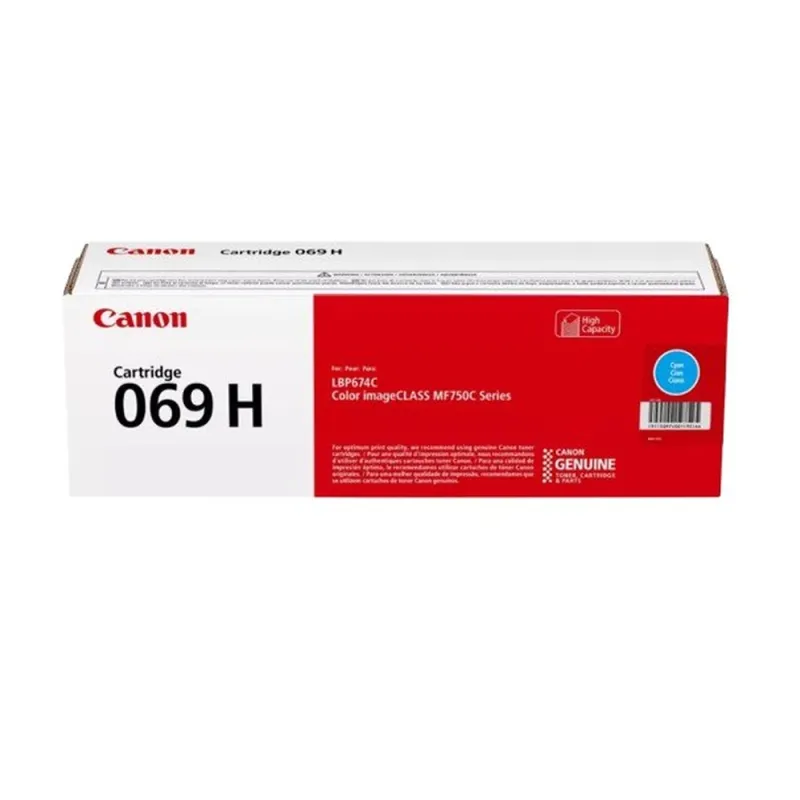Toner Canon 069 H - Cian - 5500 Páginas - 5097C001AA