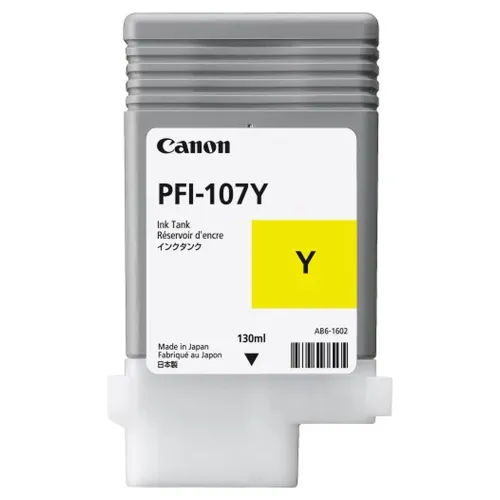 Tinta Canon PFI-107Y - Amarillo - 130ml - 6708B001 Tinta Canon PFI-107Y - Amarillo - 130ml - 6708B001