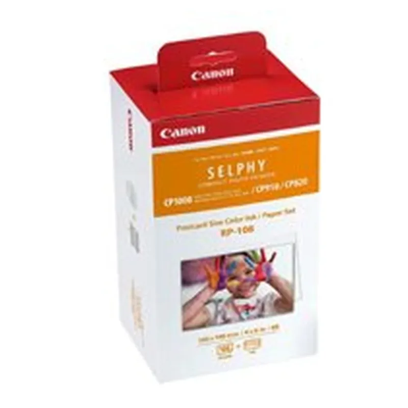 Kit de Papel Fotográfico y Tinta Canon RP-108 - 108 Hojas - 8568B001AA