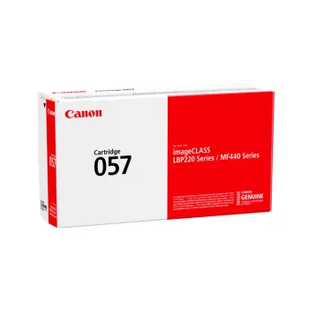 Toner Canon 057 Bk - 3, 100 Paginas, Negro - BK3009C001AA